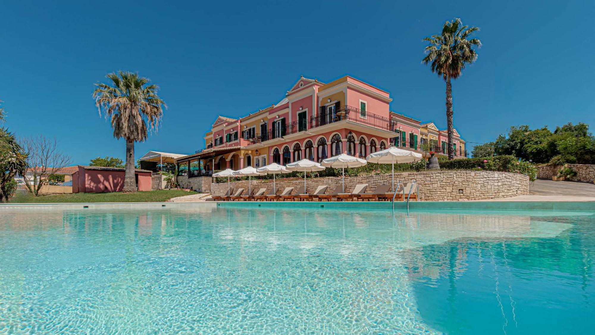 Hotel Ionian Arches à Gouviá Extérieur photo